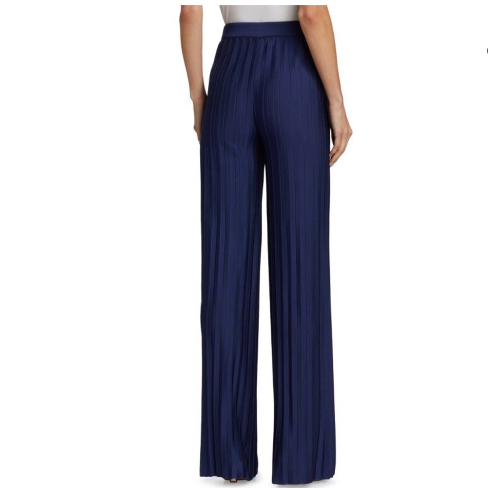 Retails $895 ST JOHN Accordion Pleat Pants - Picture 3 of 12